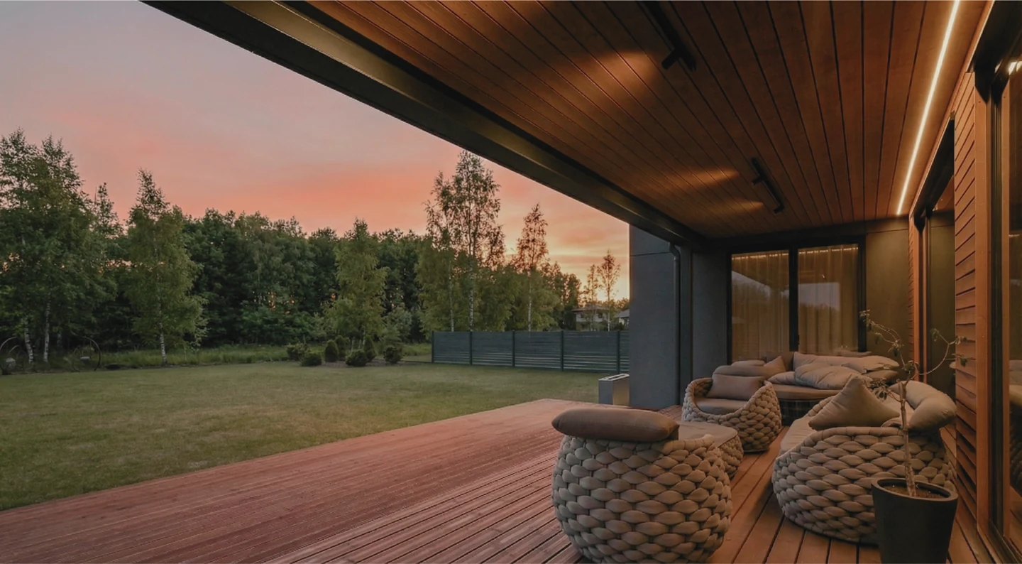 Mārupe · overbygd terrasse