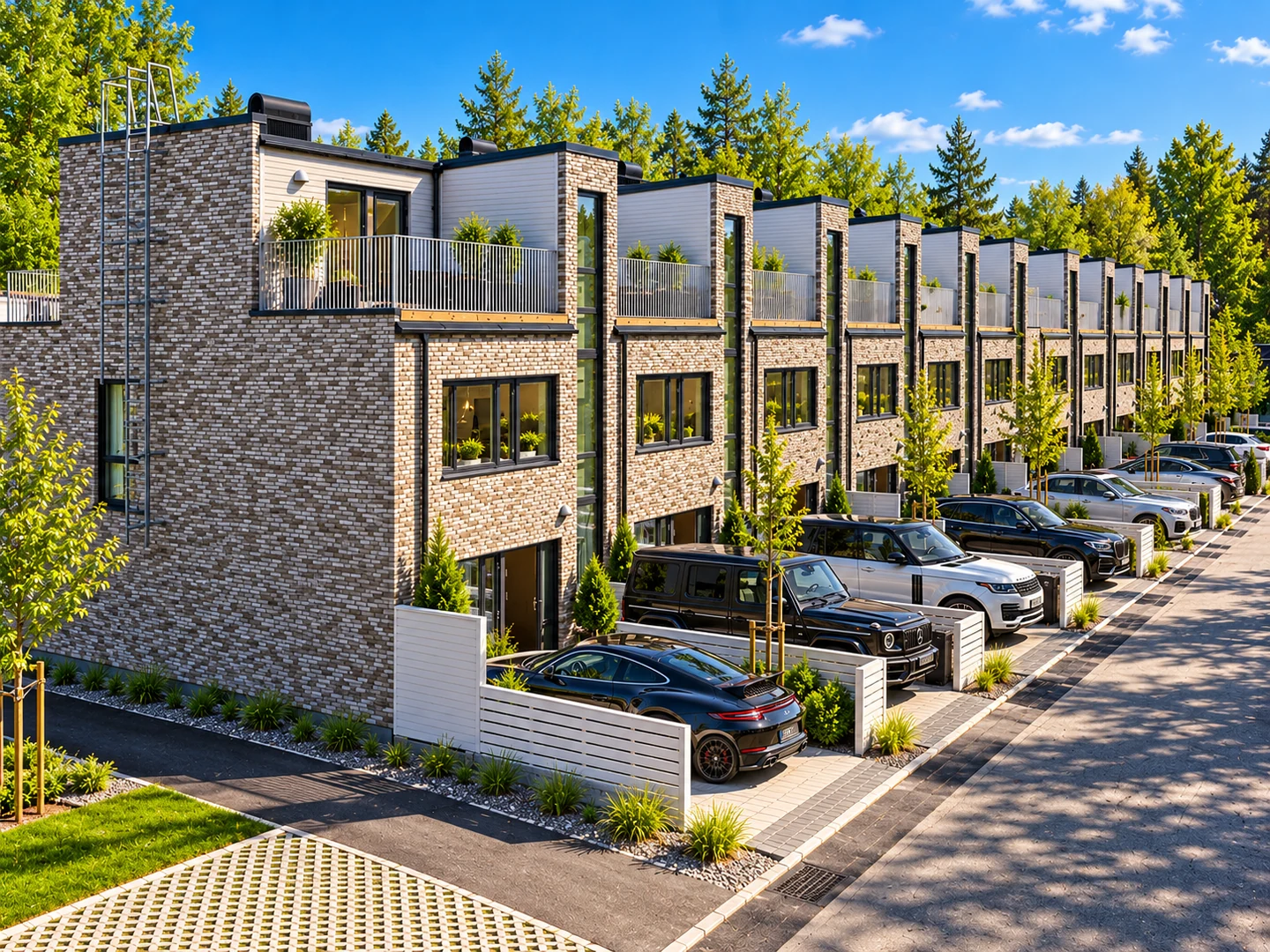 Sköndal · terraced houses